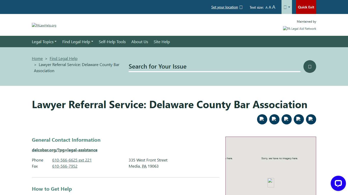 Lawyer Referral Service: Delaware County Bar Association Children and Families - Marriage, Divorce and Separation PALawHELP.org - Your Online Guide to Legal Information and Legal Services in Pennsylvania